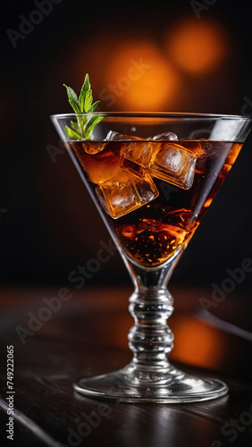 A classic Black Russian Cocktail performed by a brilliant bartender.
