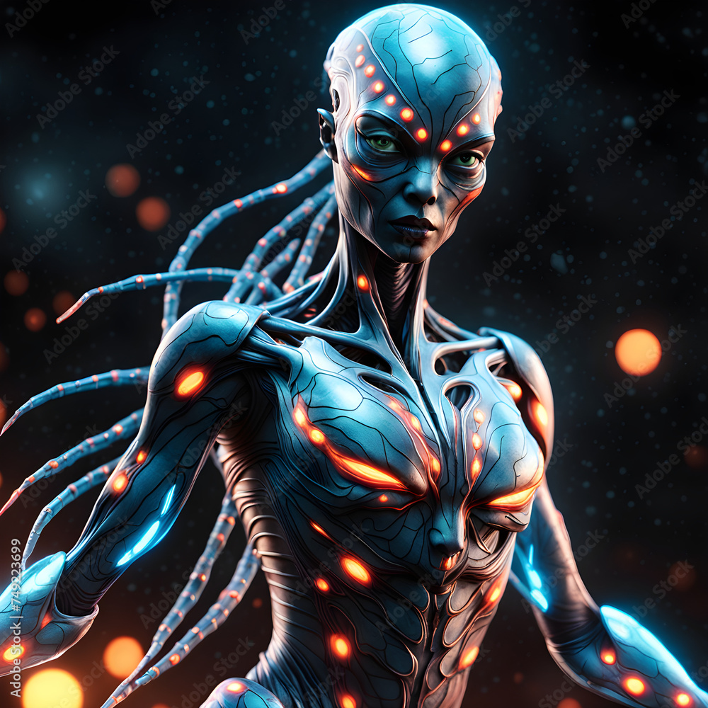 Imagine encountering a truly otherworldly being: a biological alien ...