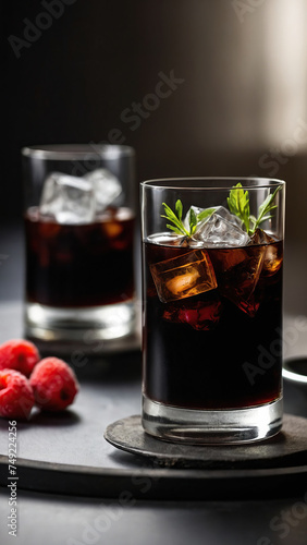 A classic Black Russian Cocktail performed by a brilliant bartender.