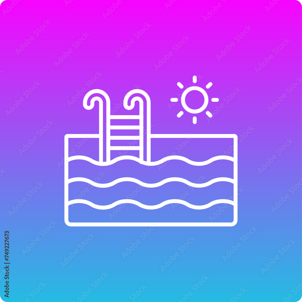 Swimming Pool Icon Swimming Pool Icon