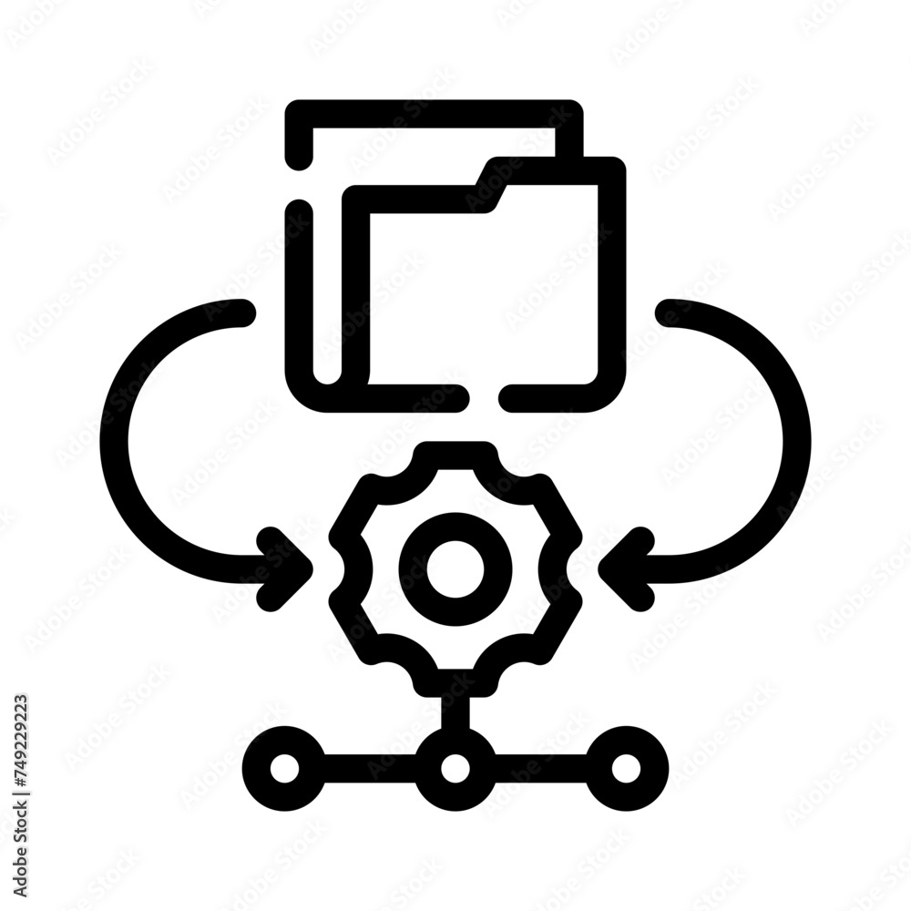 connection network line icon connection network line icon