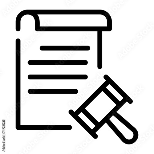compliance line icon