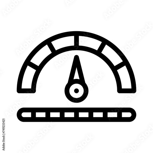 bandwidth line icon