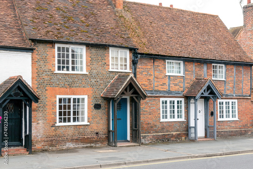 Old cottages in Aylesbury End,