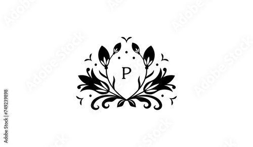Floral Design Alphabetical Logo