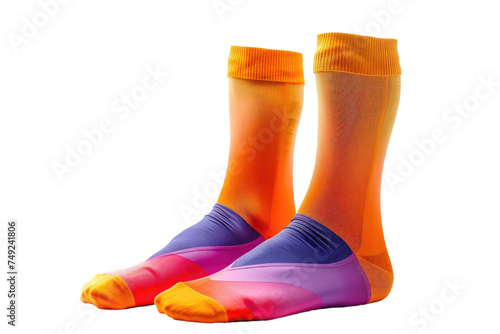 Sports Compression Socks isolated on transparent background photo
