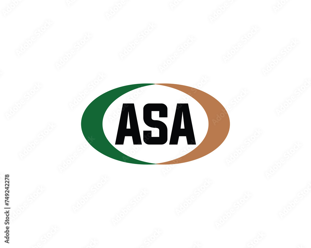 ASA logo design vector template ASA logo design vector template
