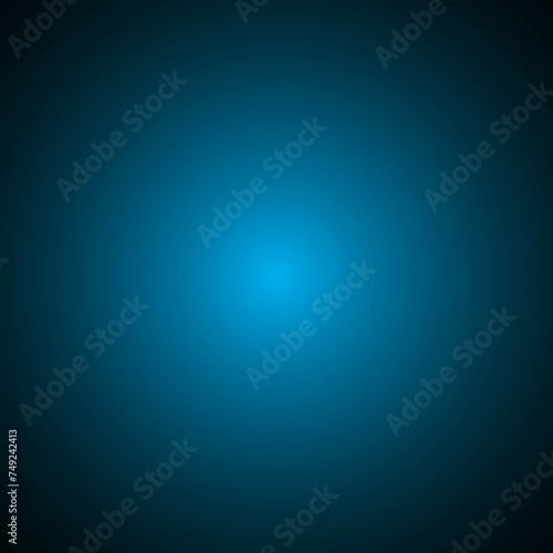 Effect of gradient blue color background. Panorama of blue scene.