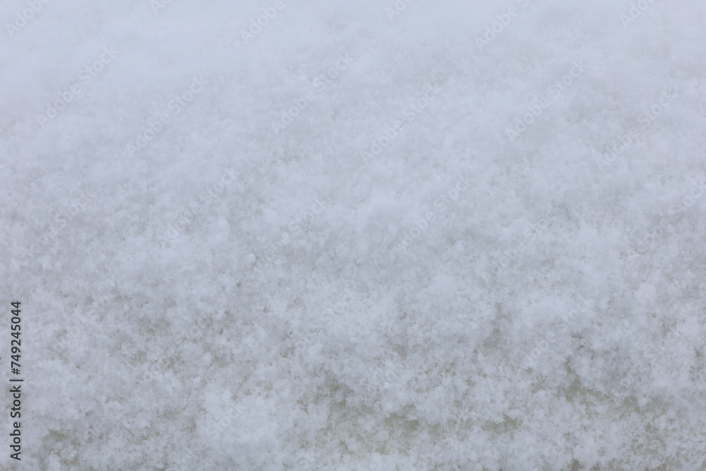 Obraz premium snow close-up