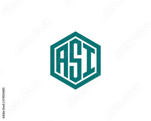 ASI logo design vector template
