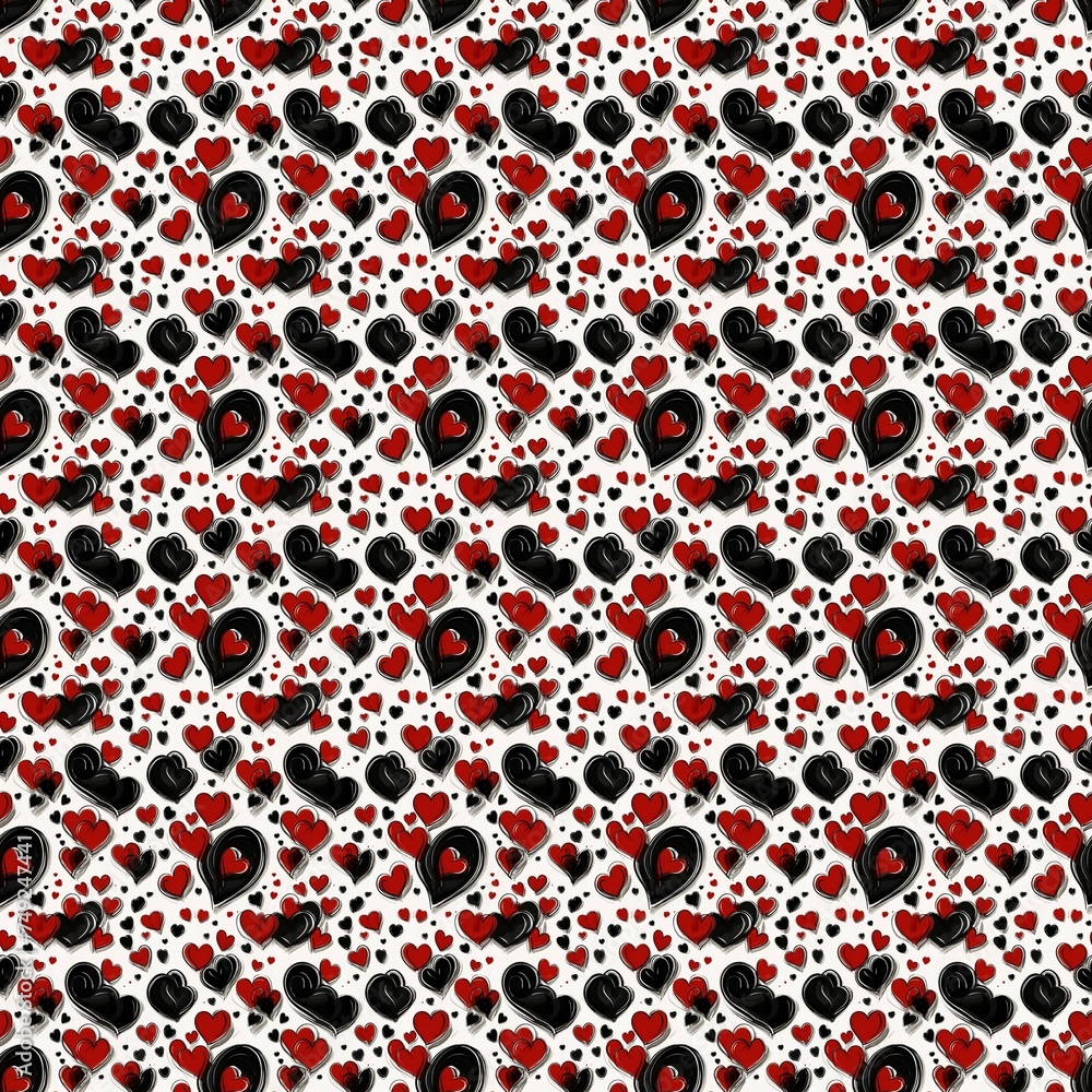 Seamless Pattern Love Design Seamless Pattern Love Design