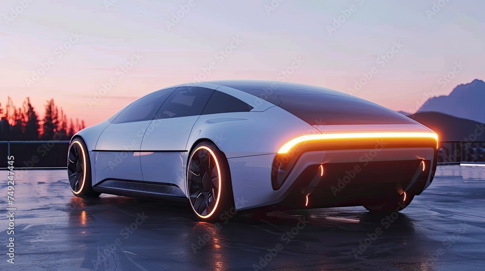 Future technology EV Car
