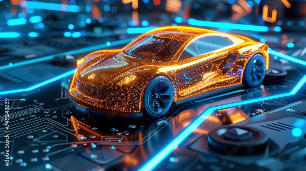 Future technology EV Car Future technology EV Car