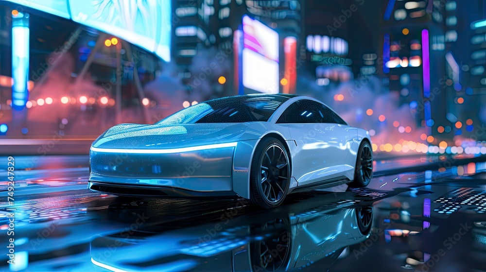 Future technology EV Car