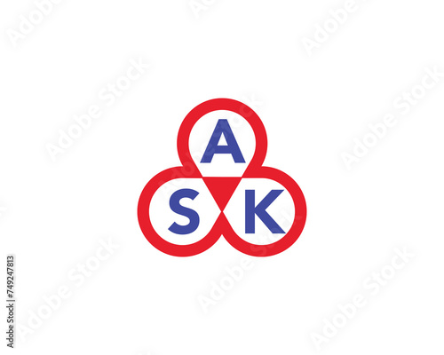Free Download ASK logo design vector template - GFXLoad