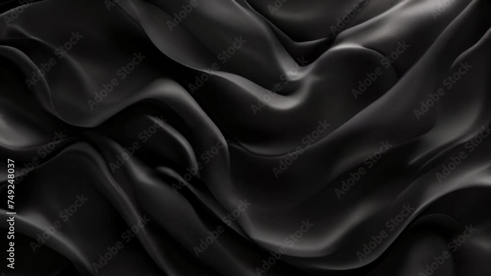Black abstract wavy background., Waves of dynamic waveforms with effects, creating a visually rhythmic and harmonious composition Black abstract wavy background., Waves of dynamic waveforms with effects, creating a visually rhythmic and harmonious composition