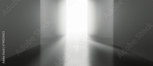Open Door Leading Into White Room