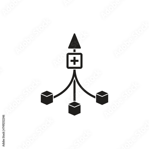 consolidation icon vector