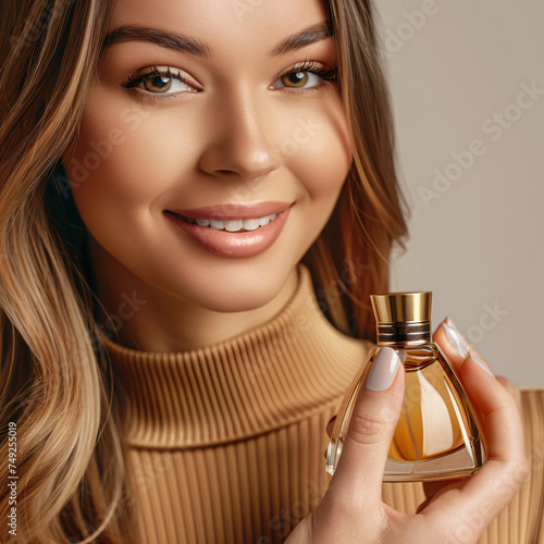 woman with perfume