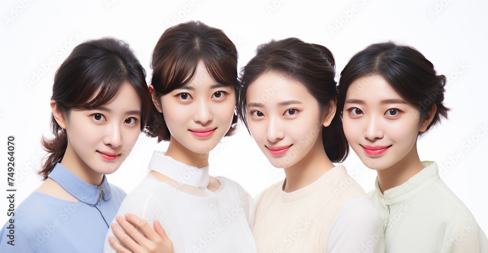 Obraz premium Photo shot full body of Taiwan girl wearing local clothes. Generative AI.