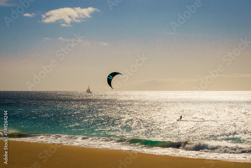 Kitesurfing at Sal Cape Verde