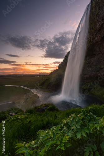 Seljalandsfoss Wasserfall © Sandra