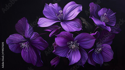 Purple tibouchina © UsamaR