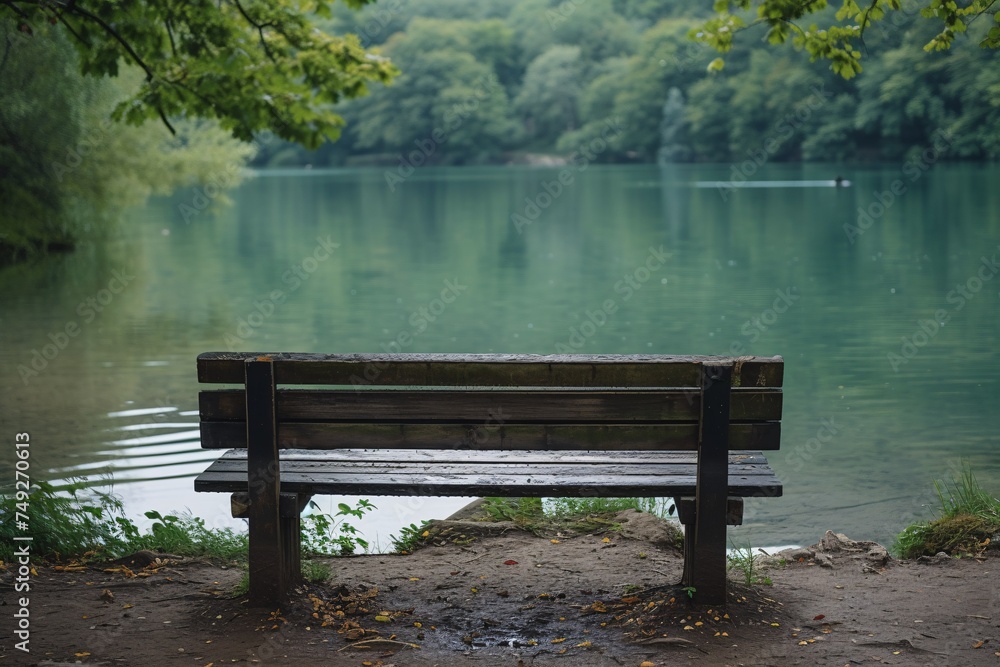 Intimate seat next to the pond. Intimate seat next to the pond.