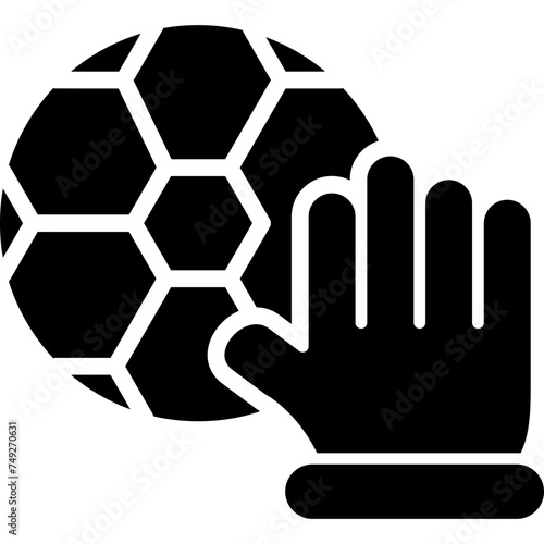 Hand Vector Glyph Icon