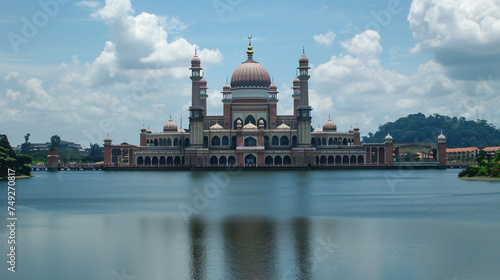 Putra Mosque in Putrajaya Malaysia