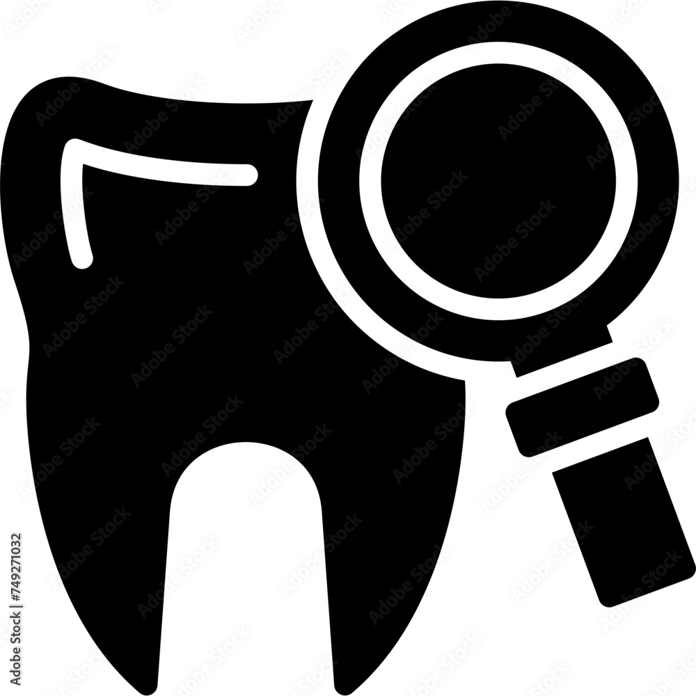 Dental Care Vector Glyph Icon Dental Care Vector Glyph Icon