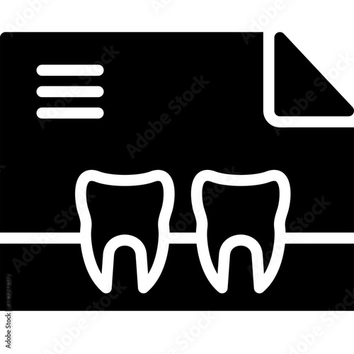 X Ray Vector Glyph Icon