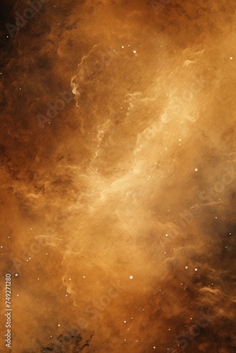 Beige nebula background with stars and sand © GalleryGlider
