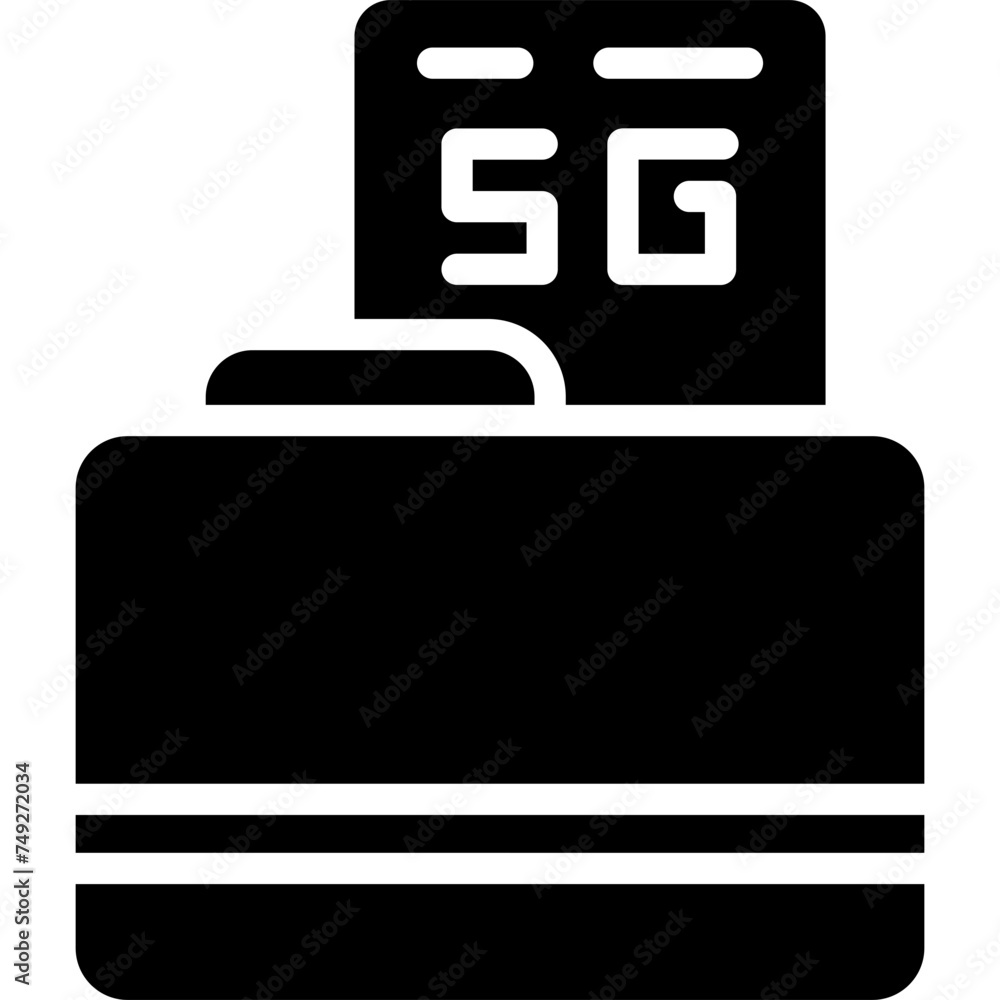 5G-23 Vector Glyph Icon