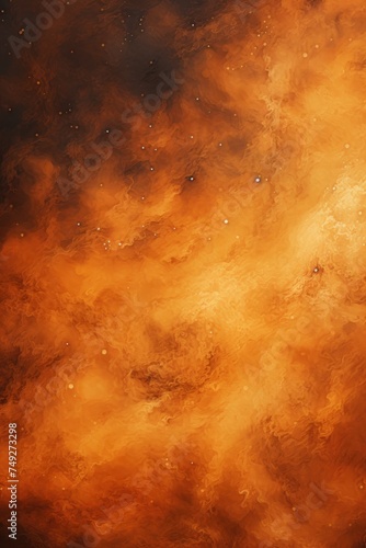 Brown nebula background with stars and sand © GalleryGlider