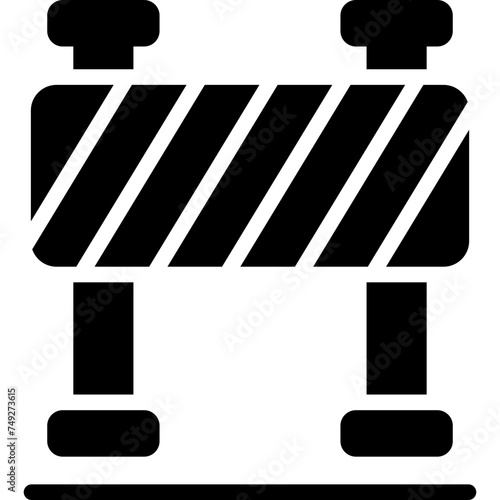 Barrier Vector Glyph Icon