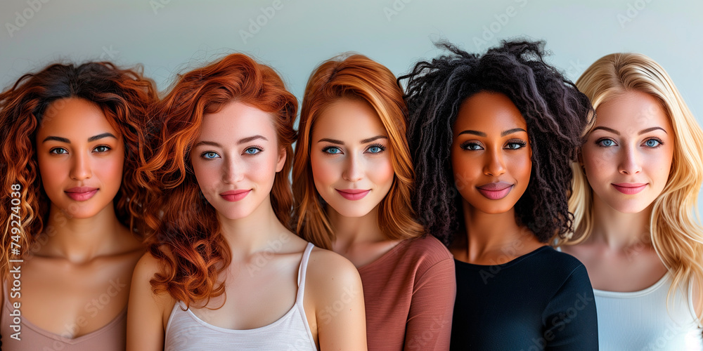 Obraz premium A photo of successful women from all professions
