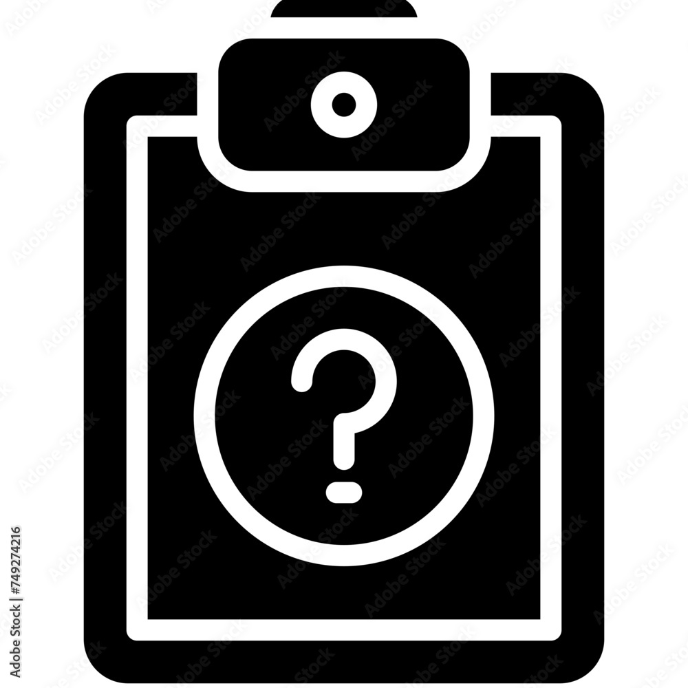 Question Vector Glyph Icon Question Vector Glyph Icon