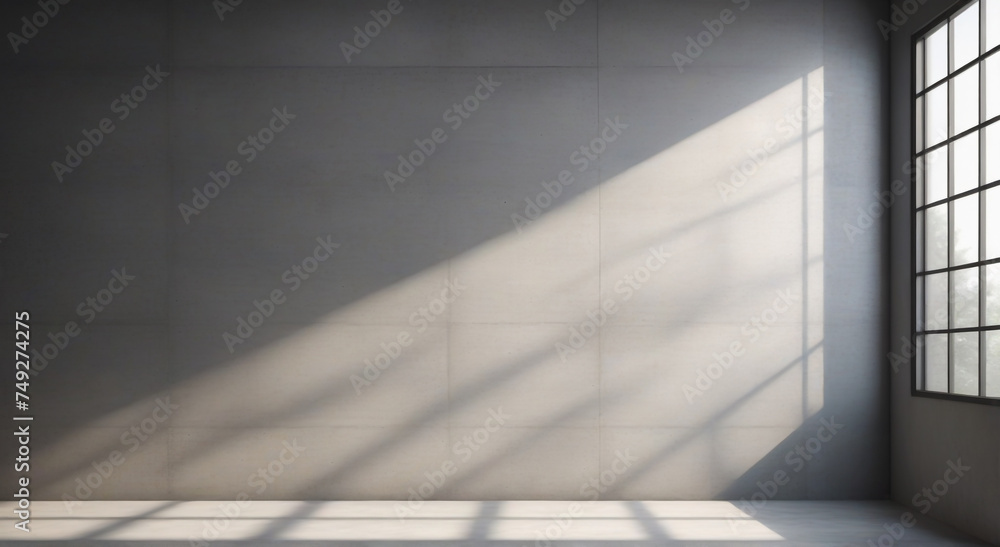 Obraz premium empty room with a window