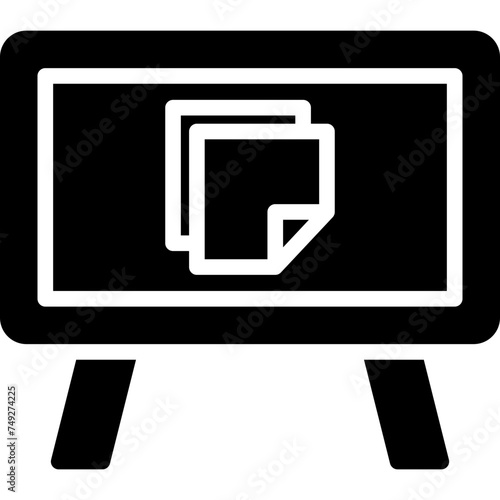 Board Vector Glyph Icon