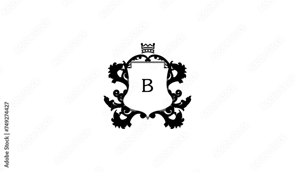 Heraldic Coat of Arms Alphabetical Logo Heraldic Coat of Arms Alphabetical Logo
