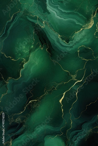 Green marble pattern that has the outlines of marble  in the style of luxurious  poured 