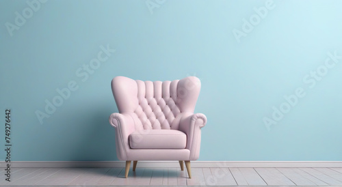 armchair in a room