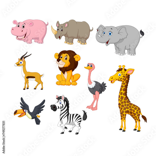 set of animals