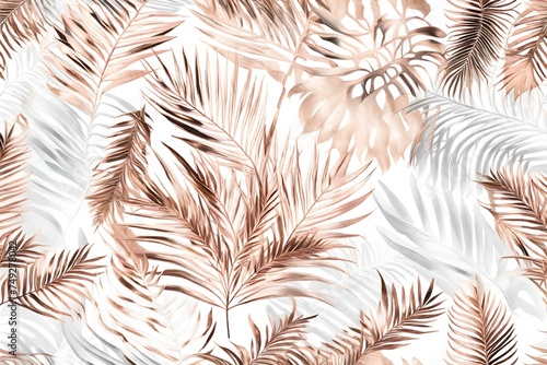 seamless background with feathers
