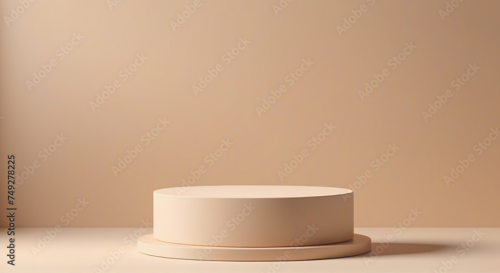 Geometric Podium Design: Beige Elegance
Geometric Podium Design: Beige Elegance