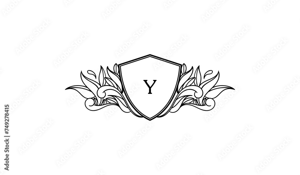 Royal Heraldic Shield Alphabetical Logo Royal Heraldic Shield Alphabetical Logo