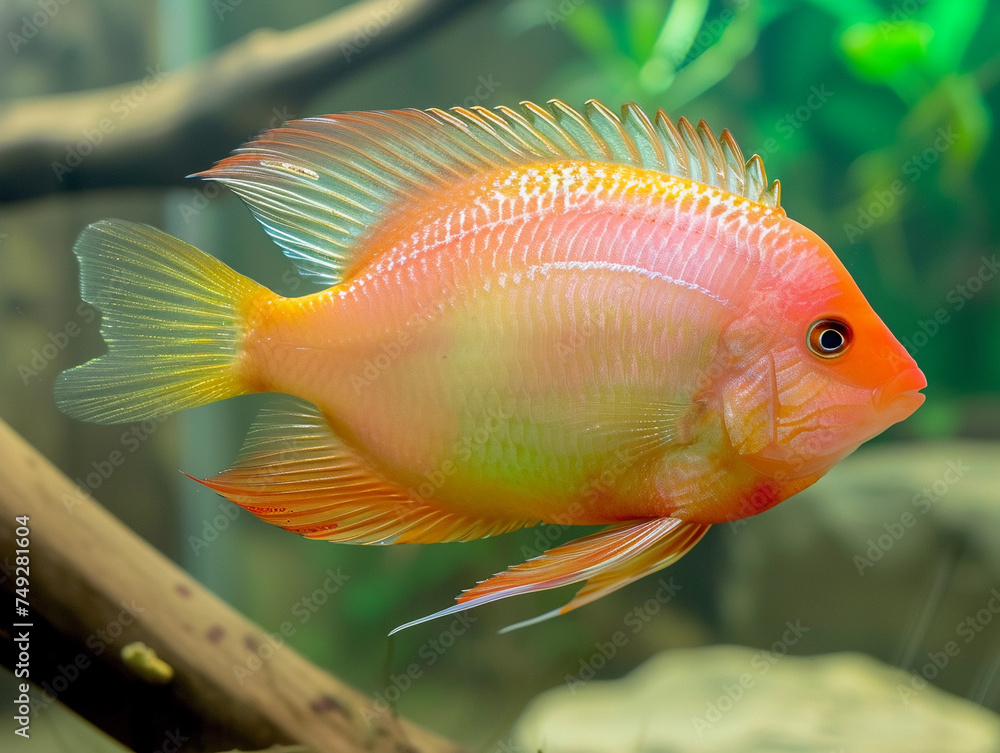 Vibrant Pink Aquarium Fish Vibrant Pink Aquarium Fish