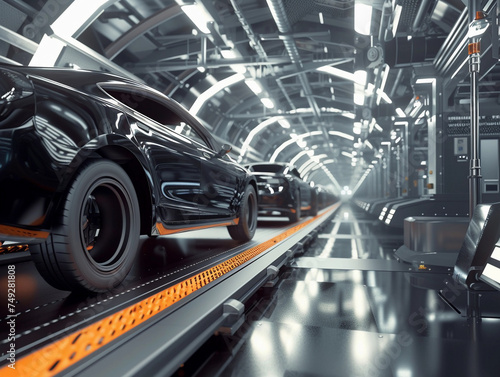 Modern Car Production Line