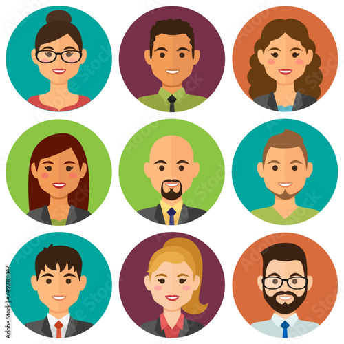 set of faces, SET OF PEOPLES